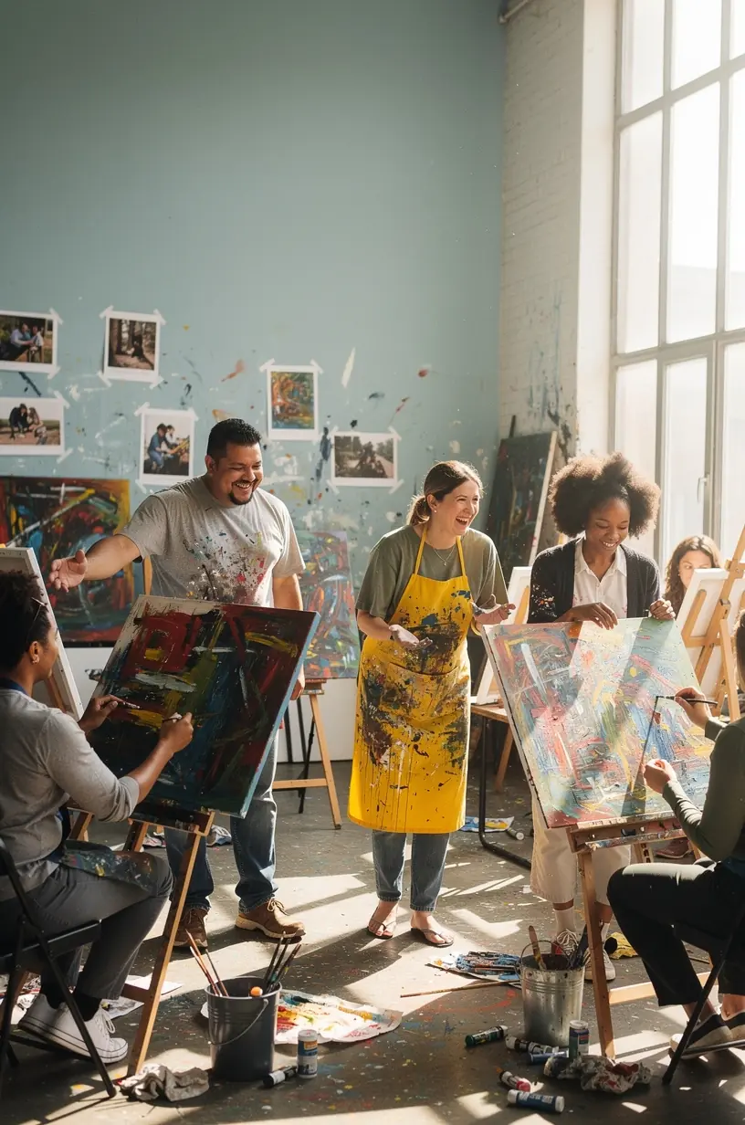 Structured art programs enhance creativity and therapy benefits